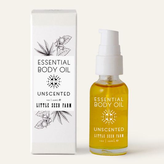 Mini Unscented Essential Body Oil - 1oz