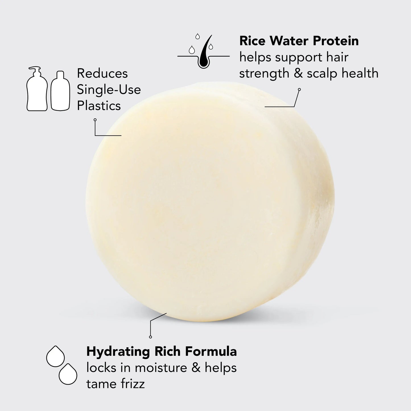 Rice Water Protein Conditioner Bar For Hair Growth