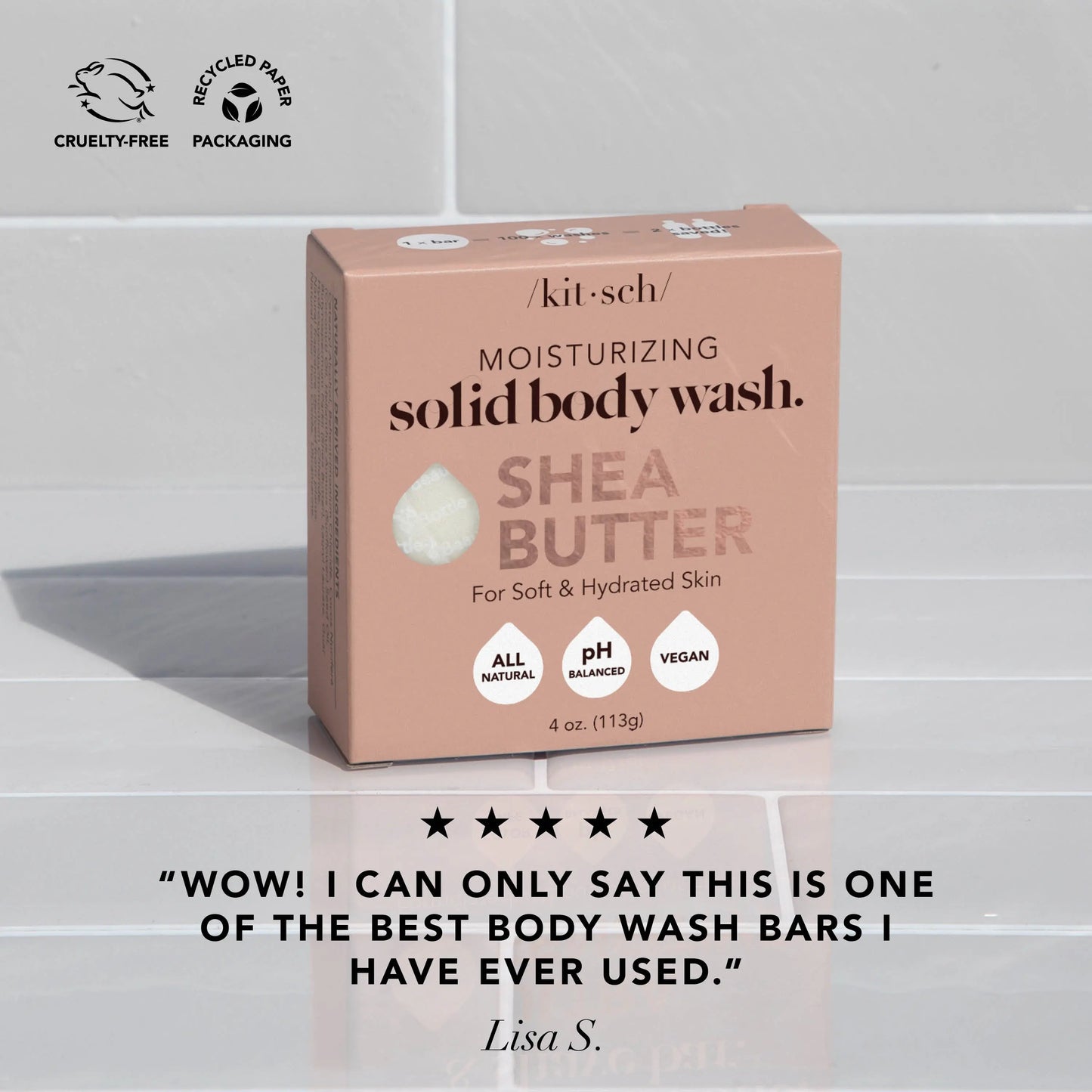 Shea Butter Solid Body Wash Bar