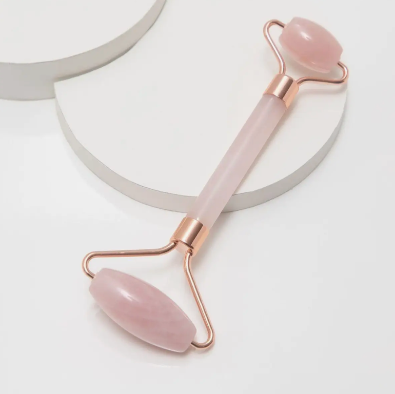 Rose Quartz Crystal Facial Roller