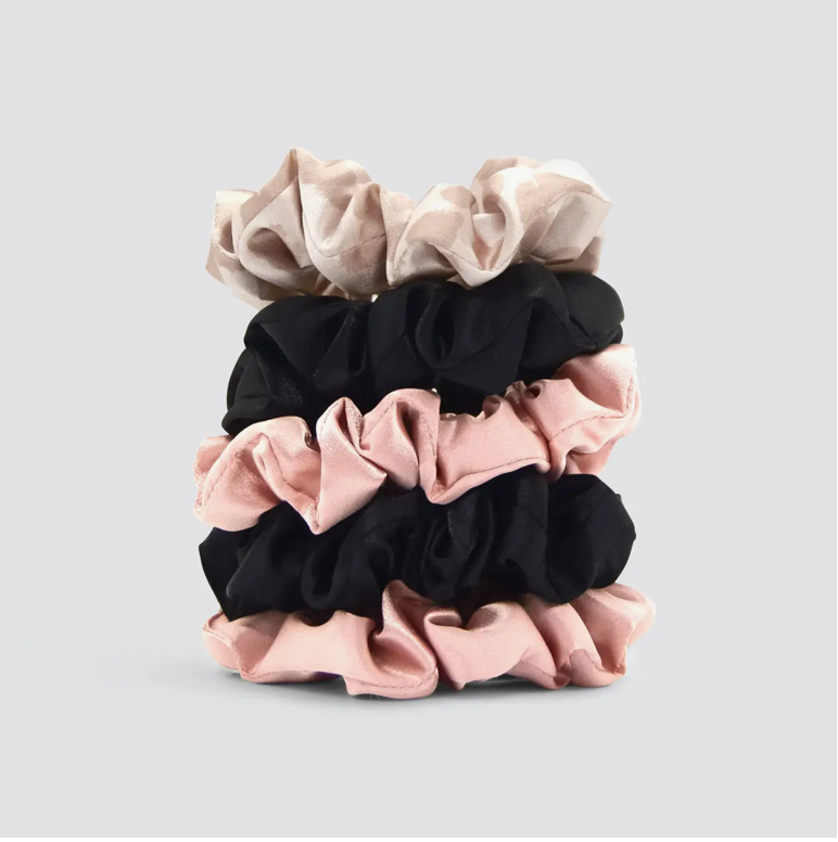 Satin Sleep Scrunchies 5pc - Assorted