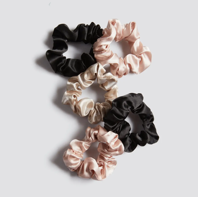 Satin Sleep Scrunchies 5pc - Assorted